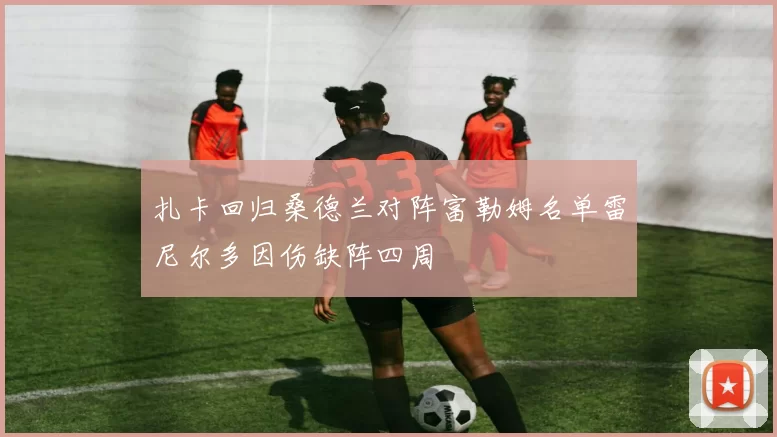 扎卡回归桑德兰对阵富勒姆名单雷尼尔多因伤缺阵四周