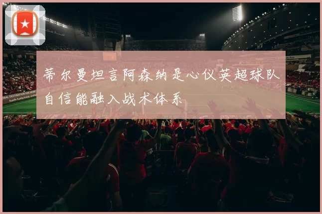 蒂尔曼坦言阿森纳是心仪英超球队自信能融入战术体系